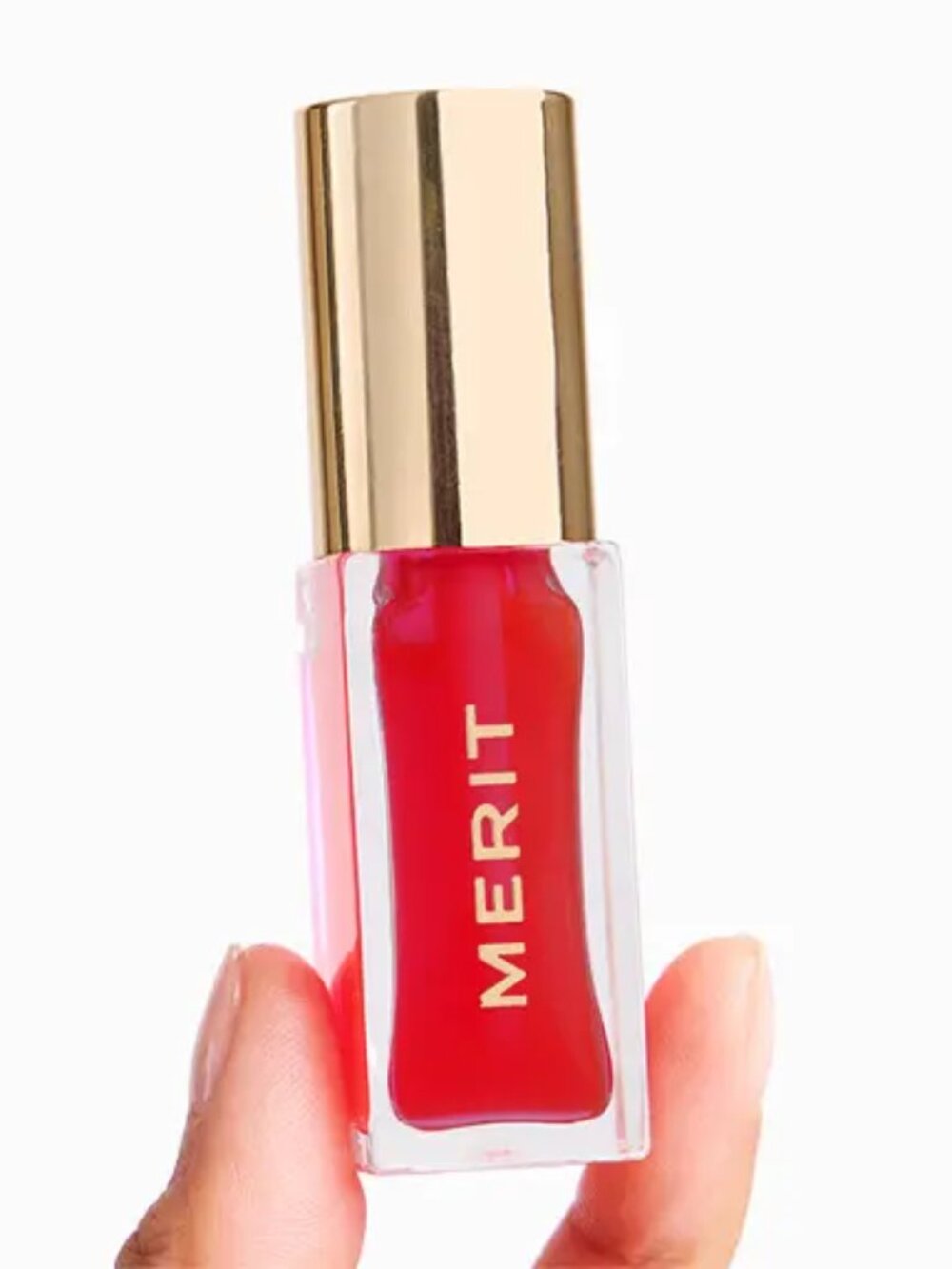 NIB - Ipsy Ultimate - MERIT  Shade Slick Gelée Tinted Lip Oil - Maraschino